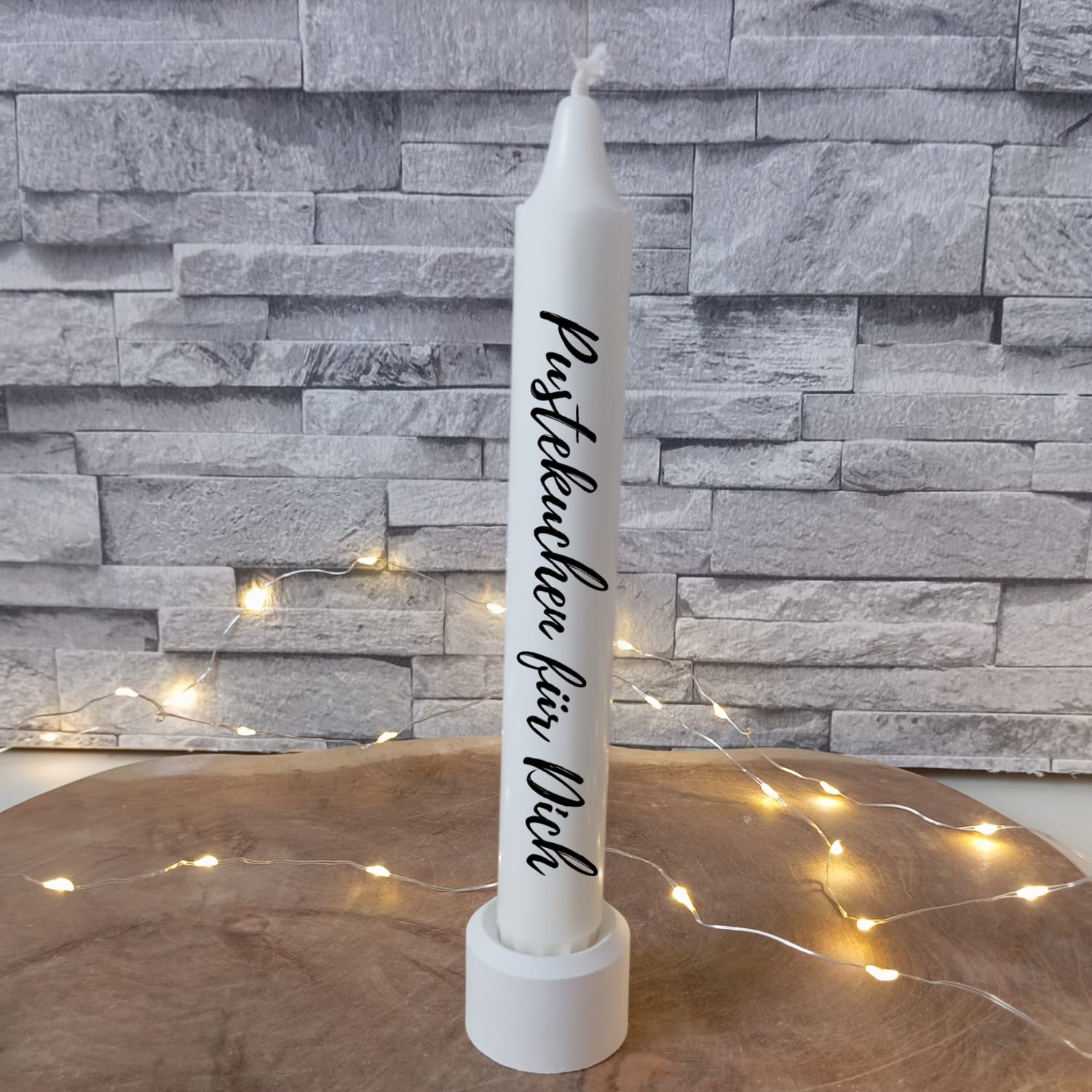 Kerze Geburtstag mit Spruch – Bild 2