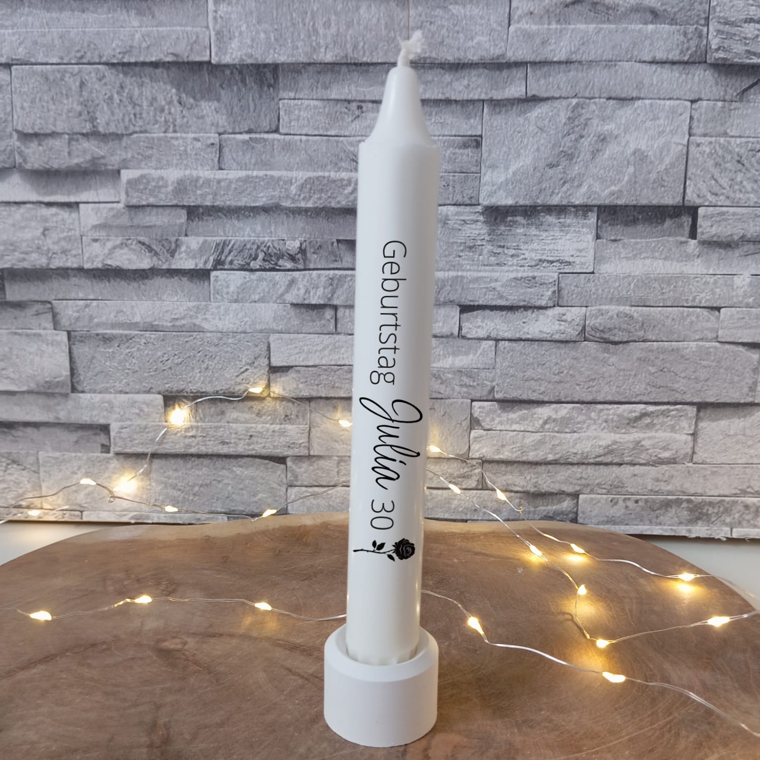 Geburtstagskerze mit Name – Bild 2