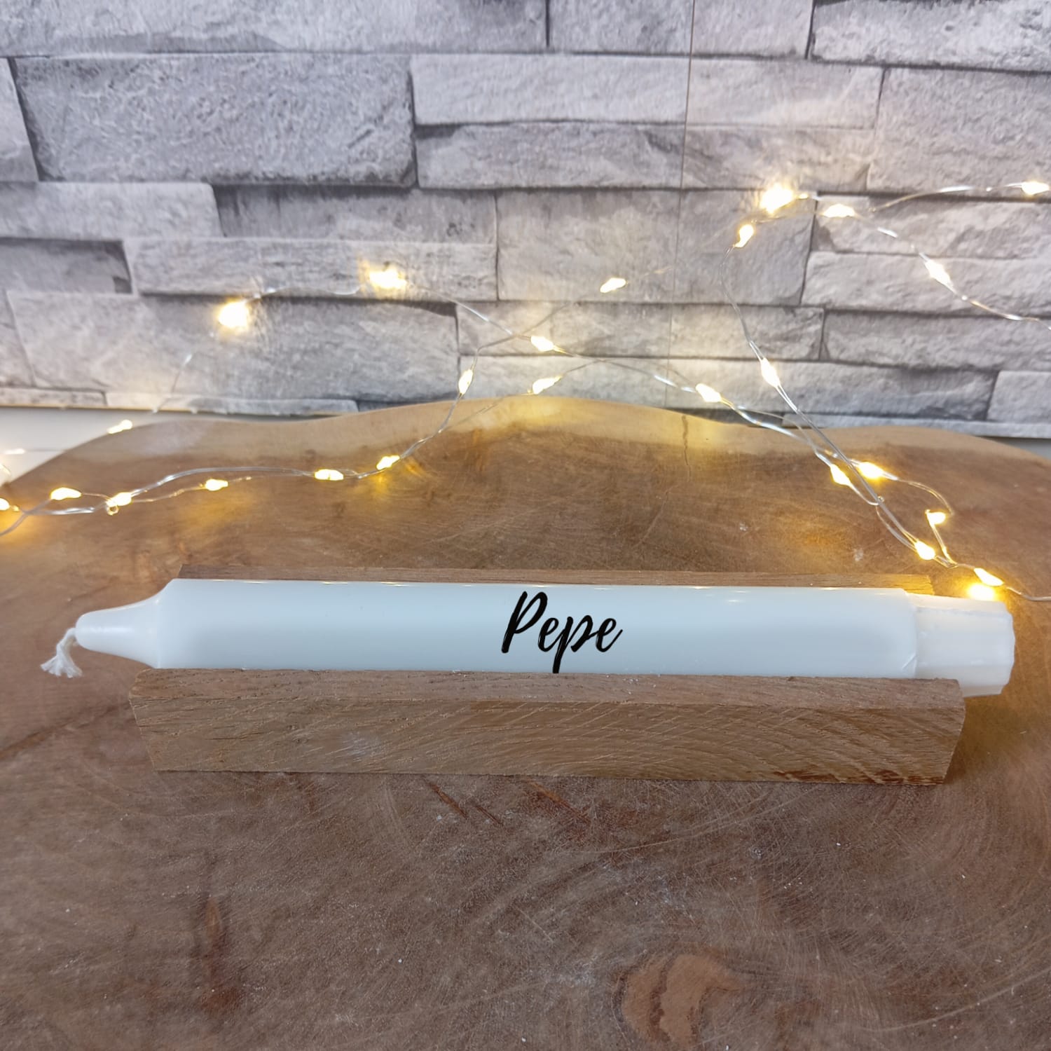 Kerze mit Tiername – Bild 5