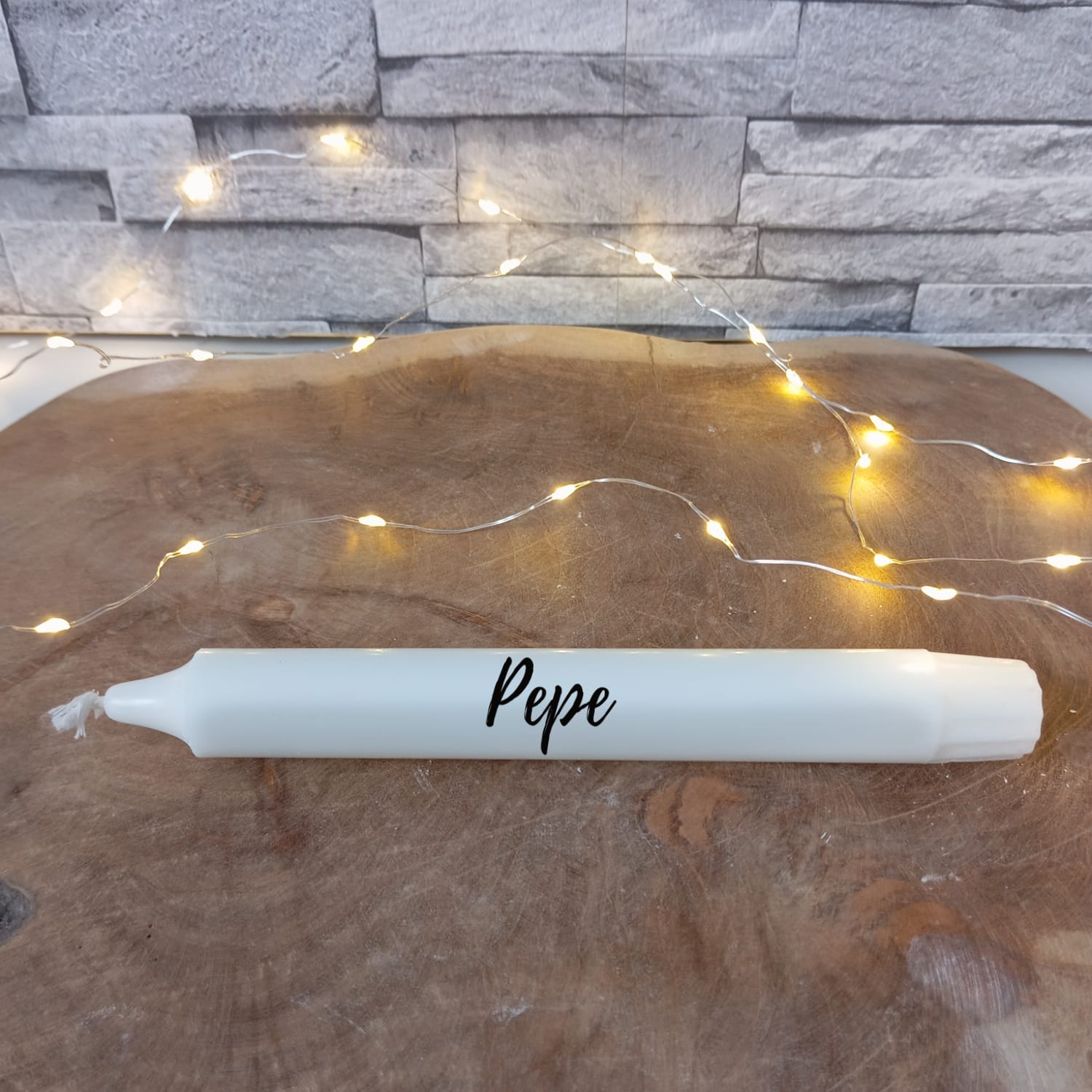 Kerze mit Tiername – Bild 2