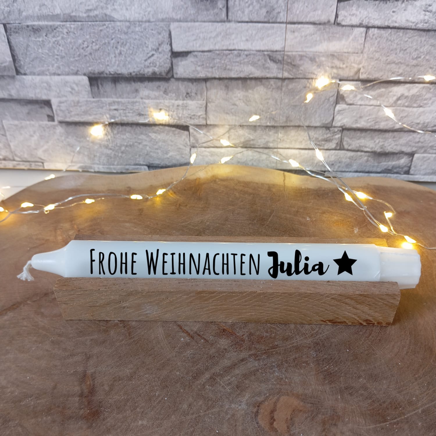 Weihnachtskerze mit Name – Bild 7