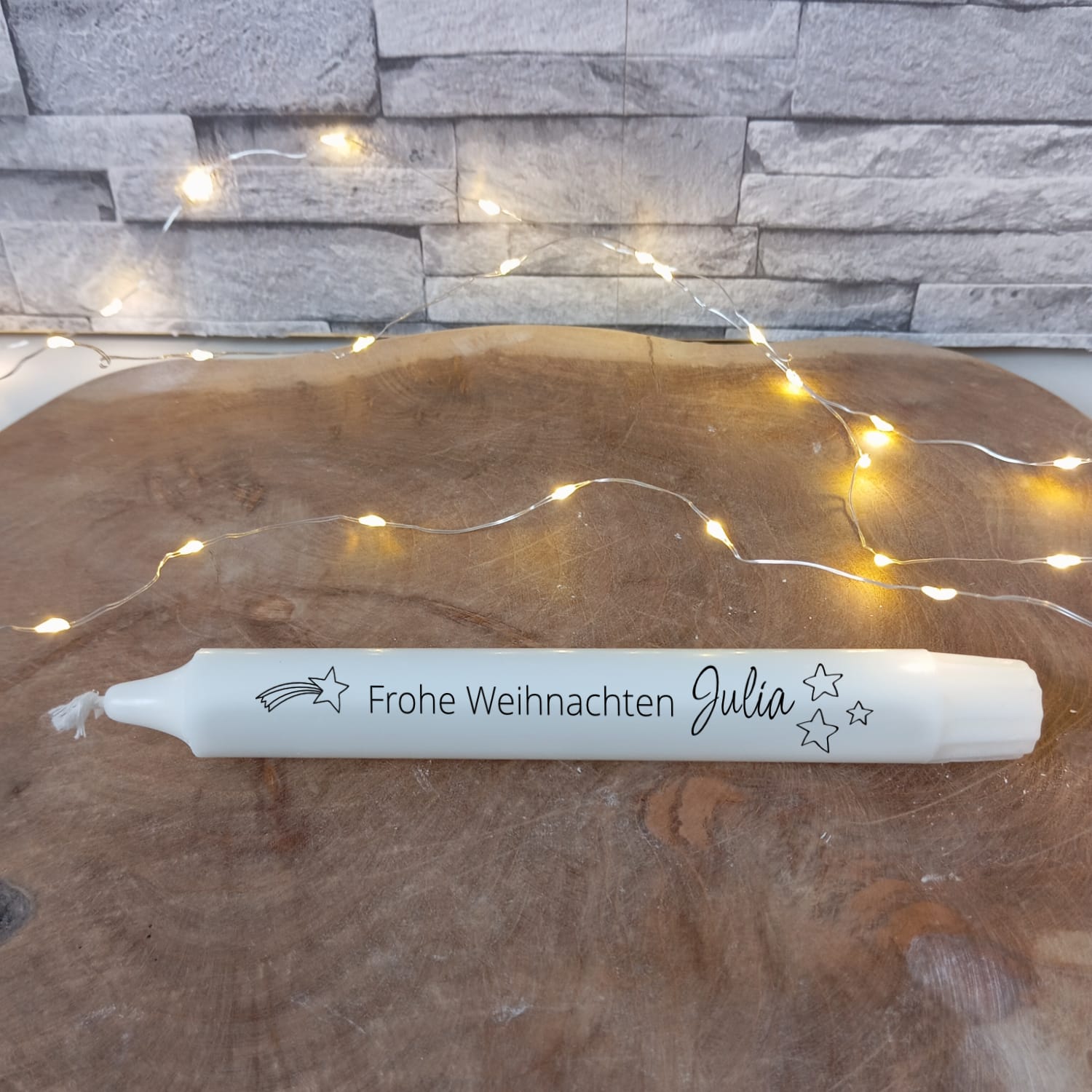 Weihnachtskerzen Name – Bild 3