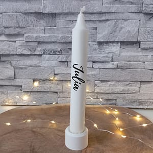 Kerze mit Namen Kwezw mit Name