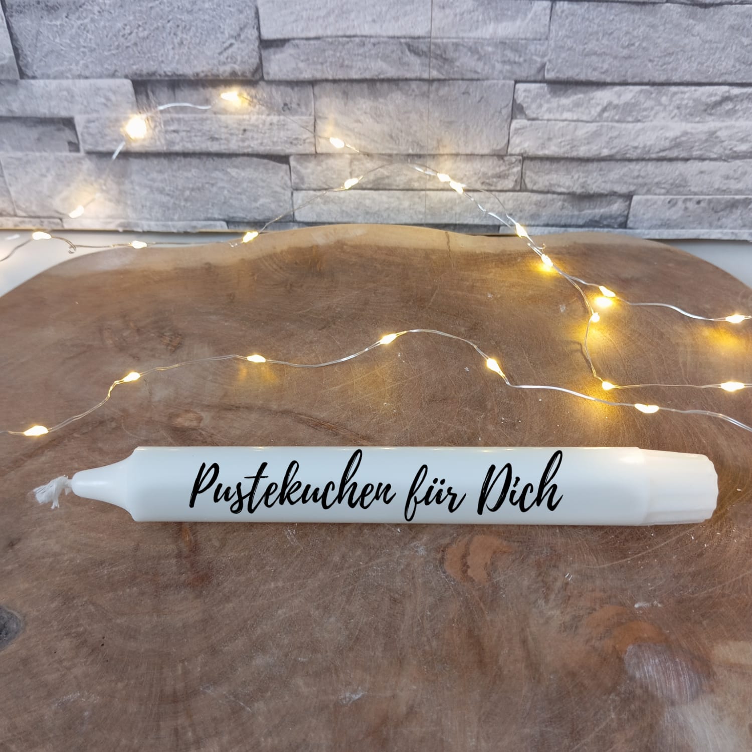 Kerze Geburtstag mit Spruch – Bild 3